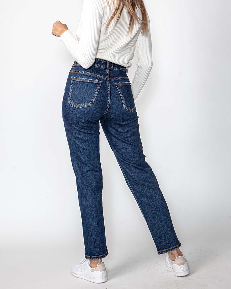 Jeans Mom tokio azul
