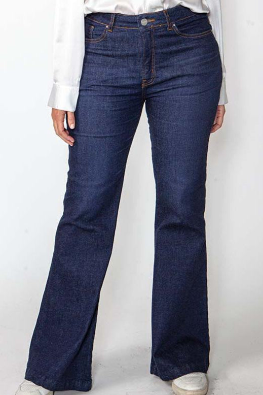 Jeans Flare peppa raw