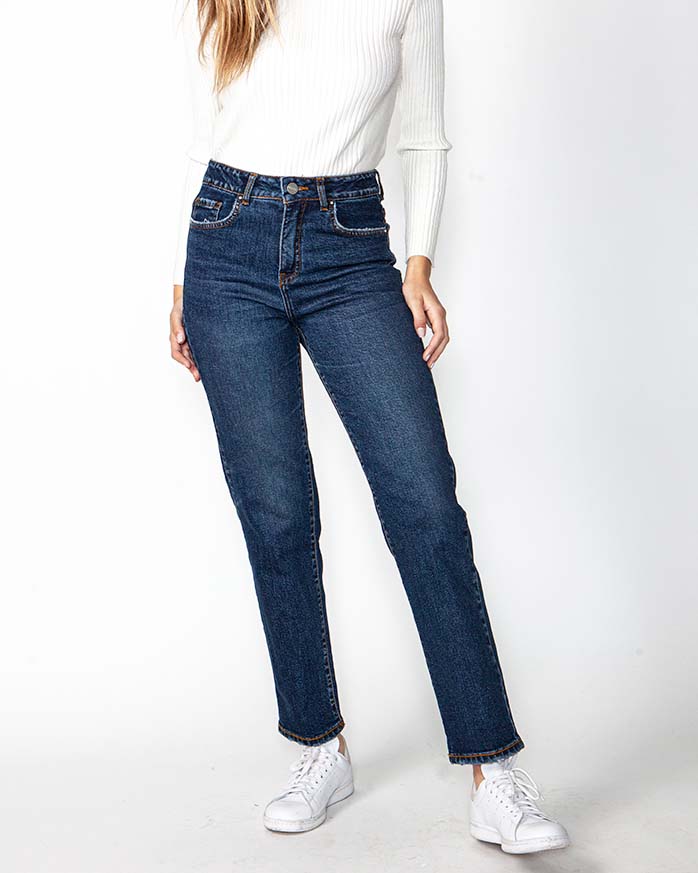 Jeans Mom tokio azul