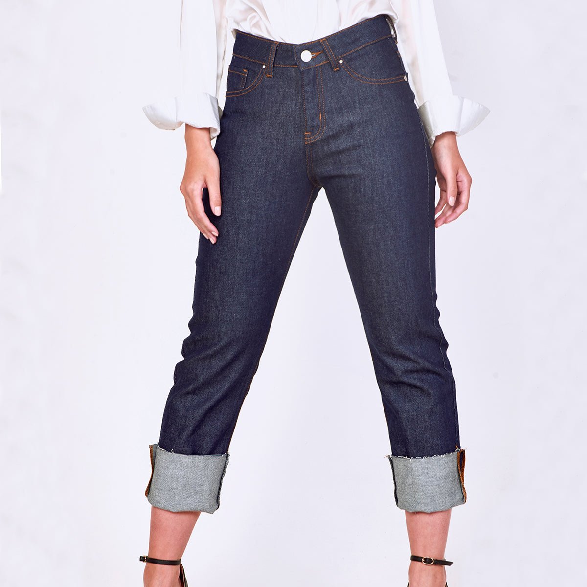 Jeans recto julieta azul