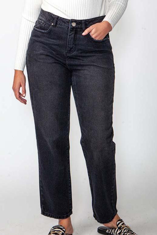 Jeans Mom tokio negro