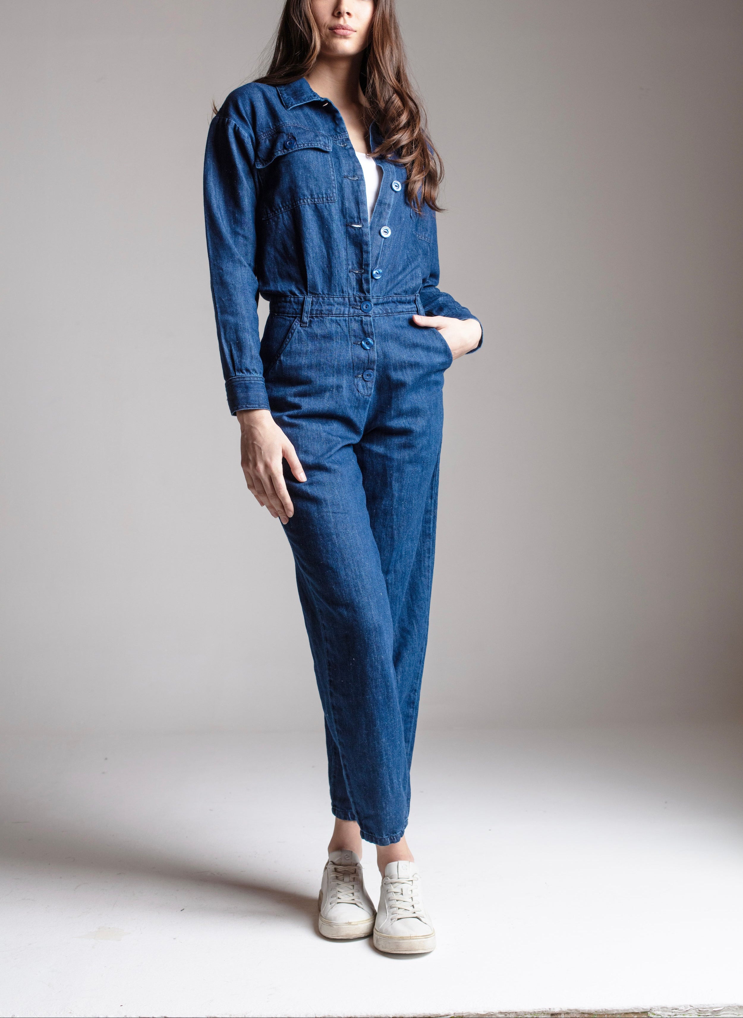 Overol hemp denim