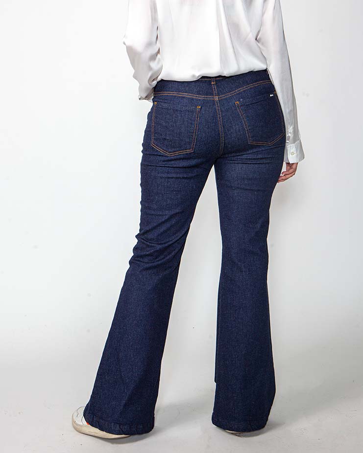 Jeans Flare pepa raw