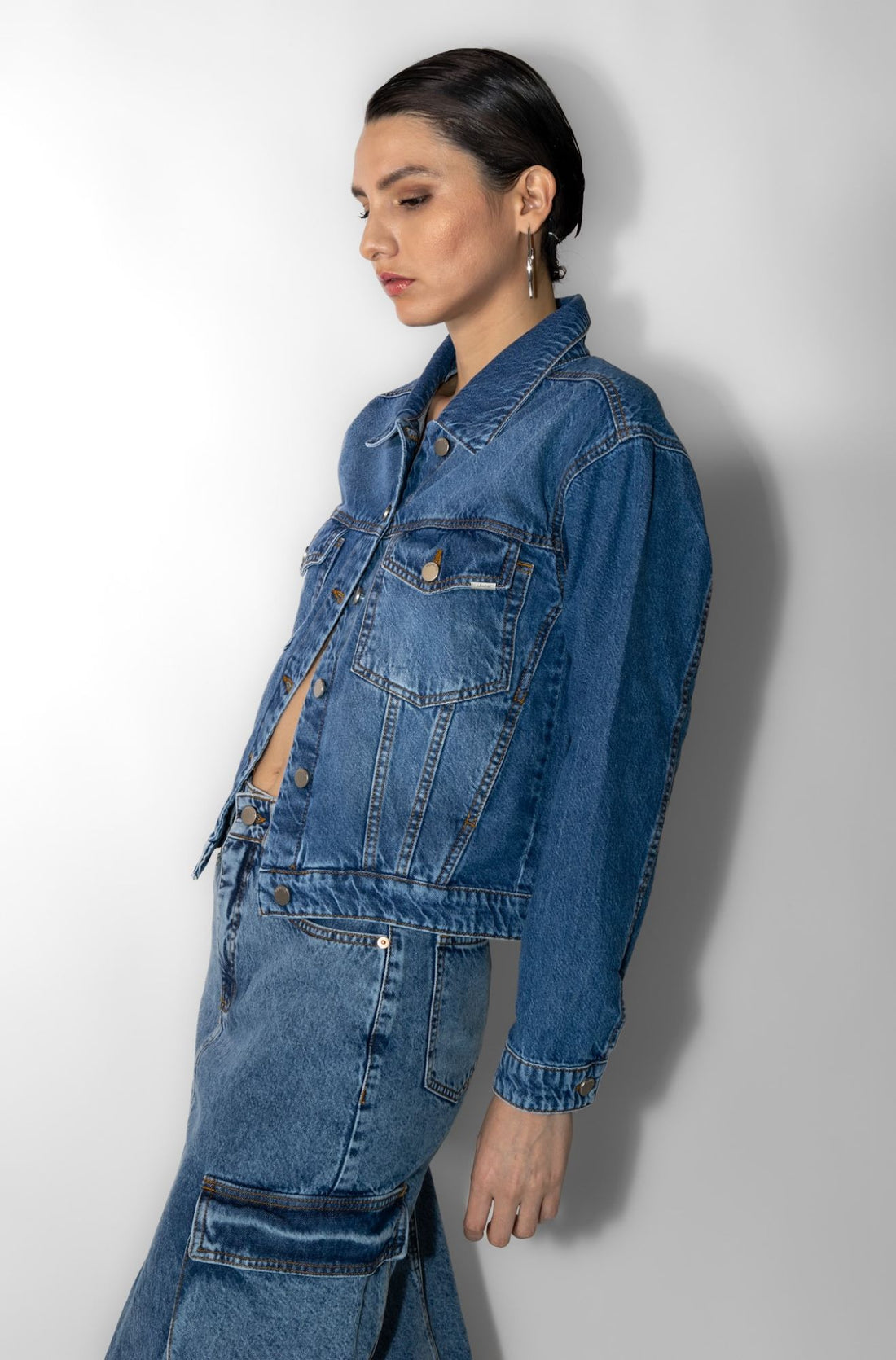 Chaqueta basic azul