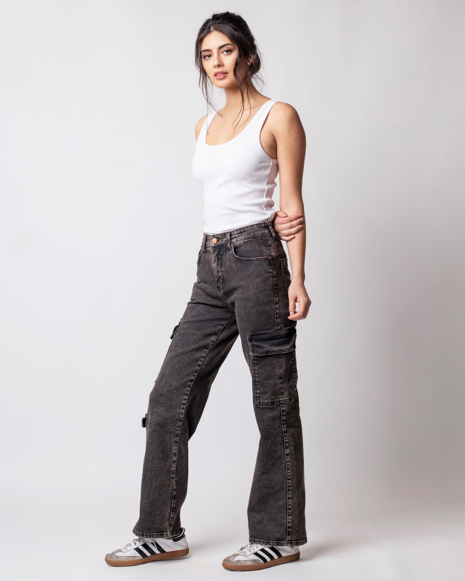 Jeans Cargo Matizado