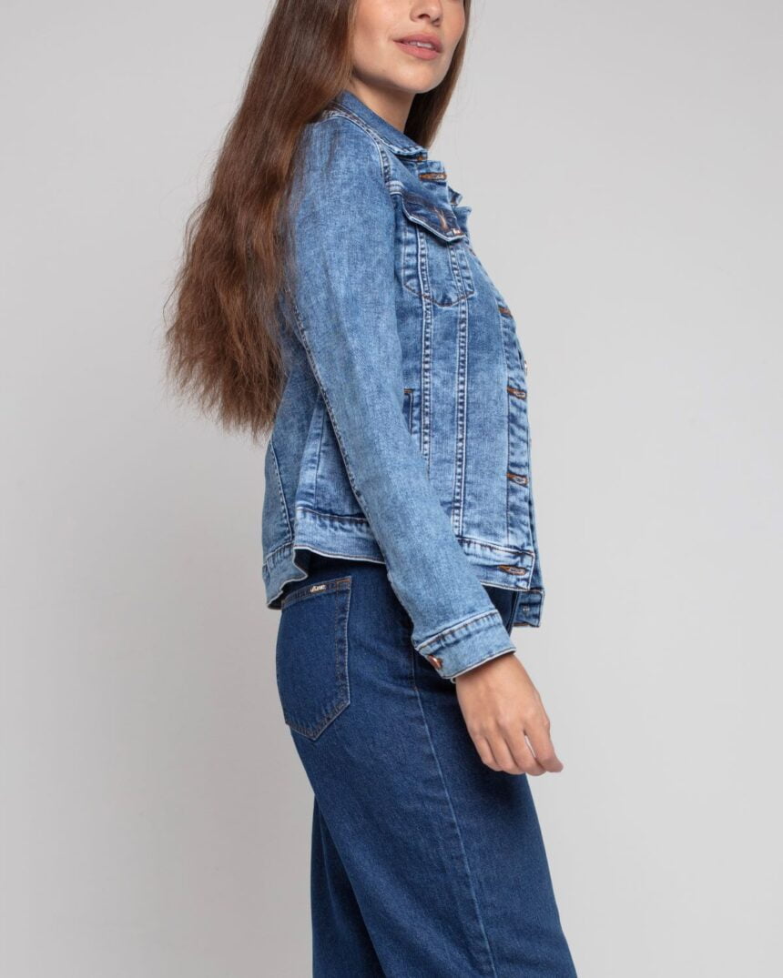 Chaqueta hilda celeste