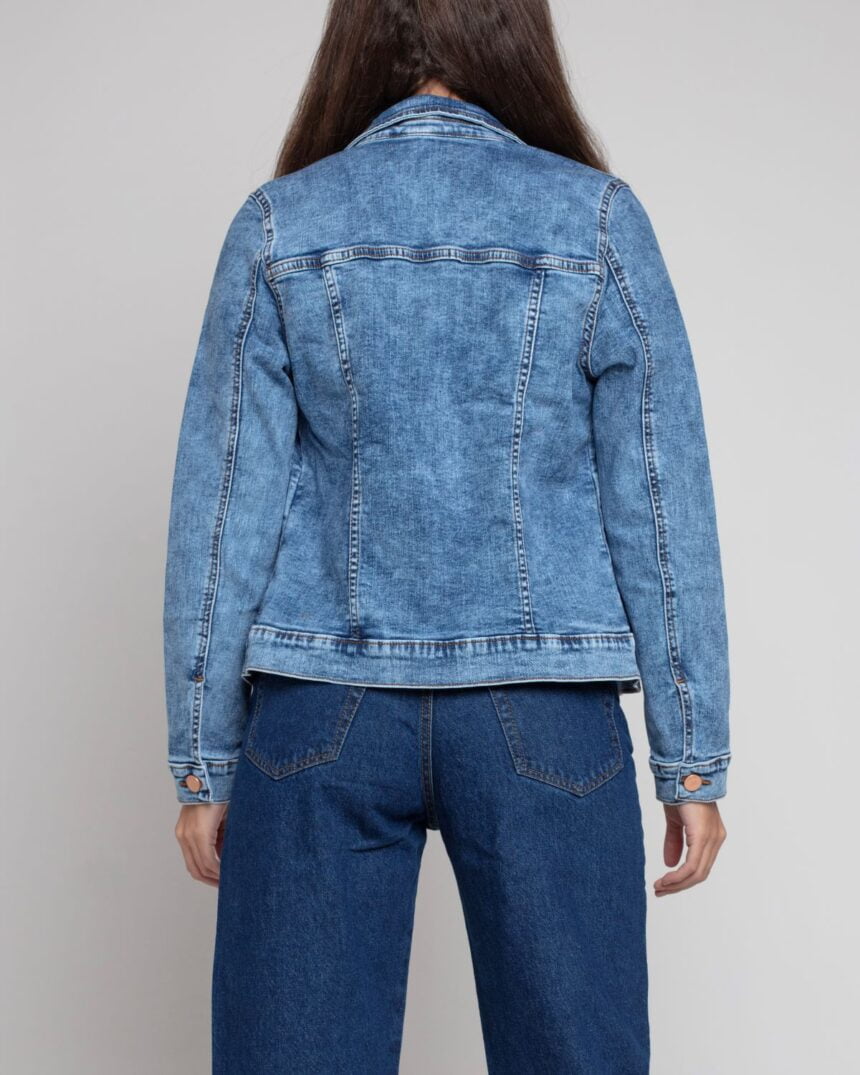 Chaqueta hilda celeste