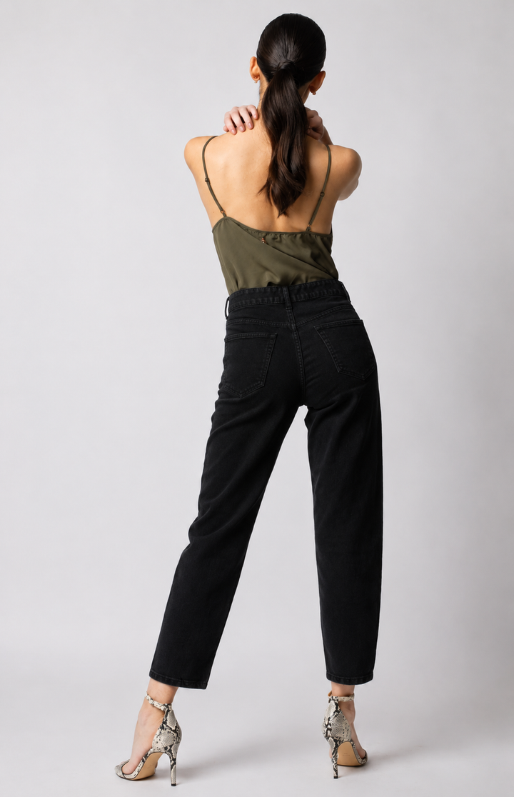 Jeans mom Olivia Negro