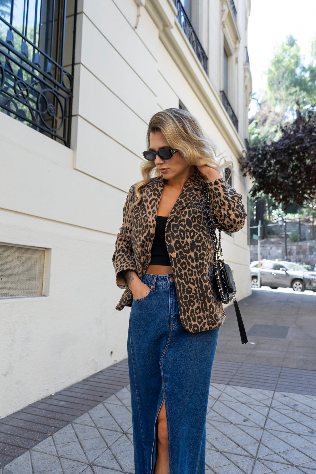 Bleazer Estampado Animal Print