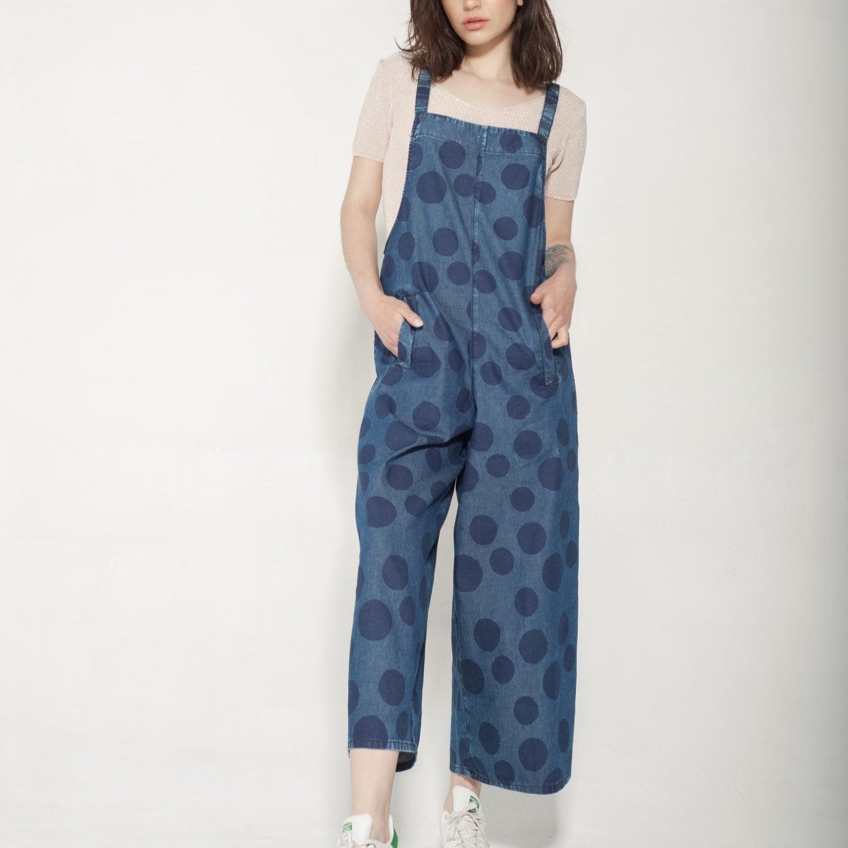 Enterito Juana Lunares Azul