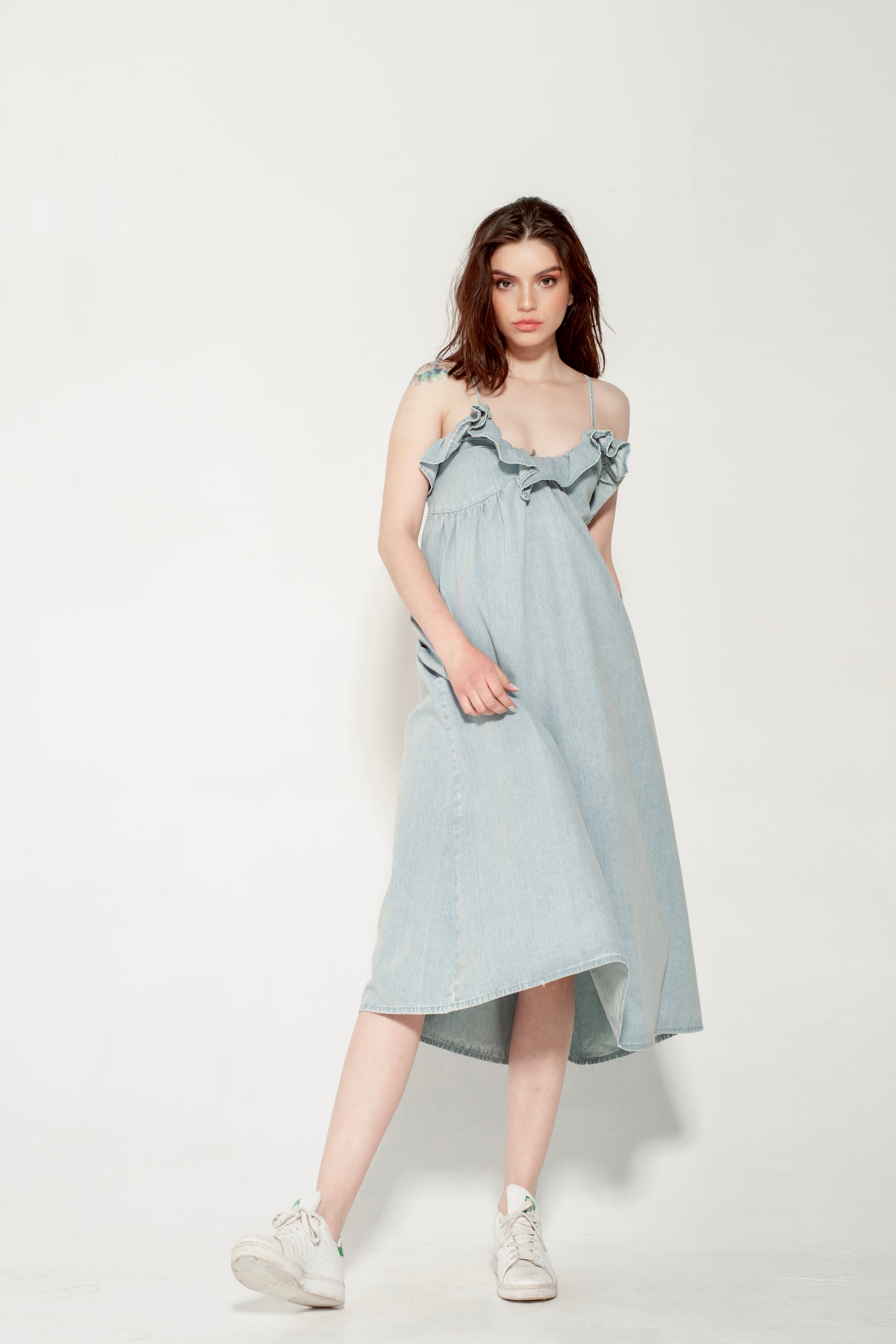 Vestido Pabilo Vuelos Celeste