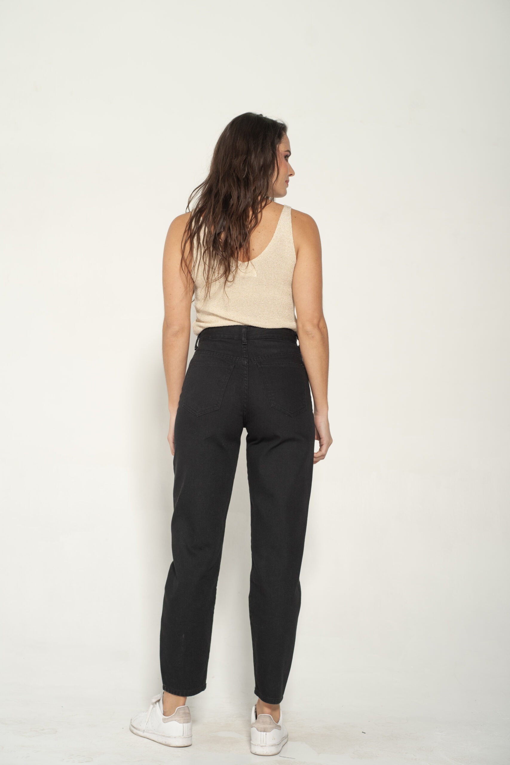 Jeans mom Olivia Negro