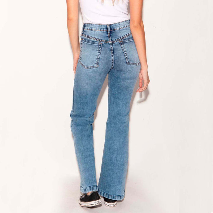 Jeans Flare Pepa Celeste