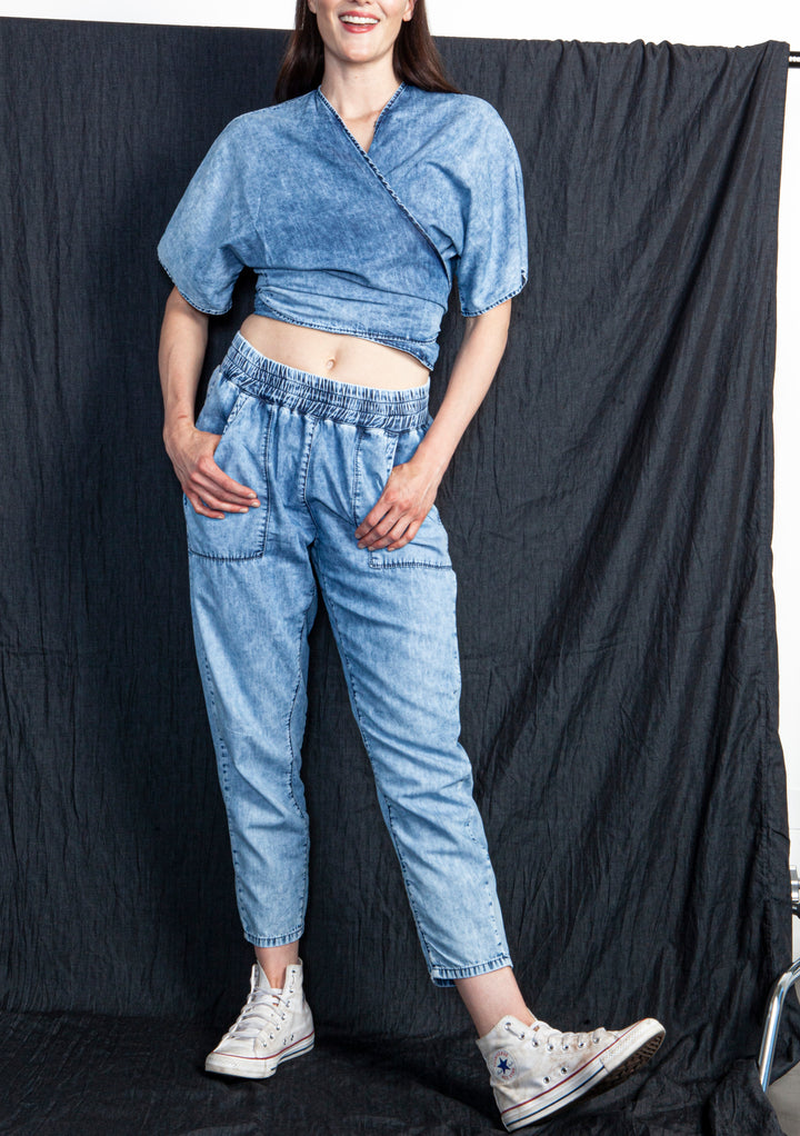 PANTALON JOGGER AZUL