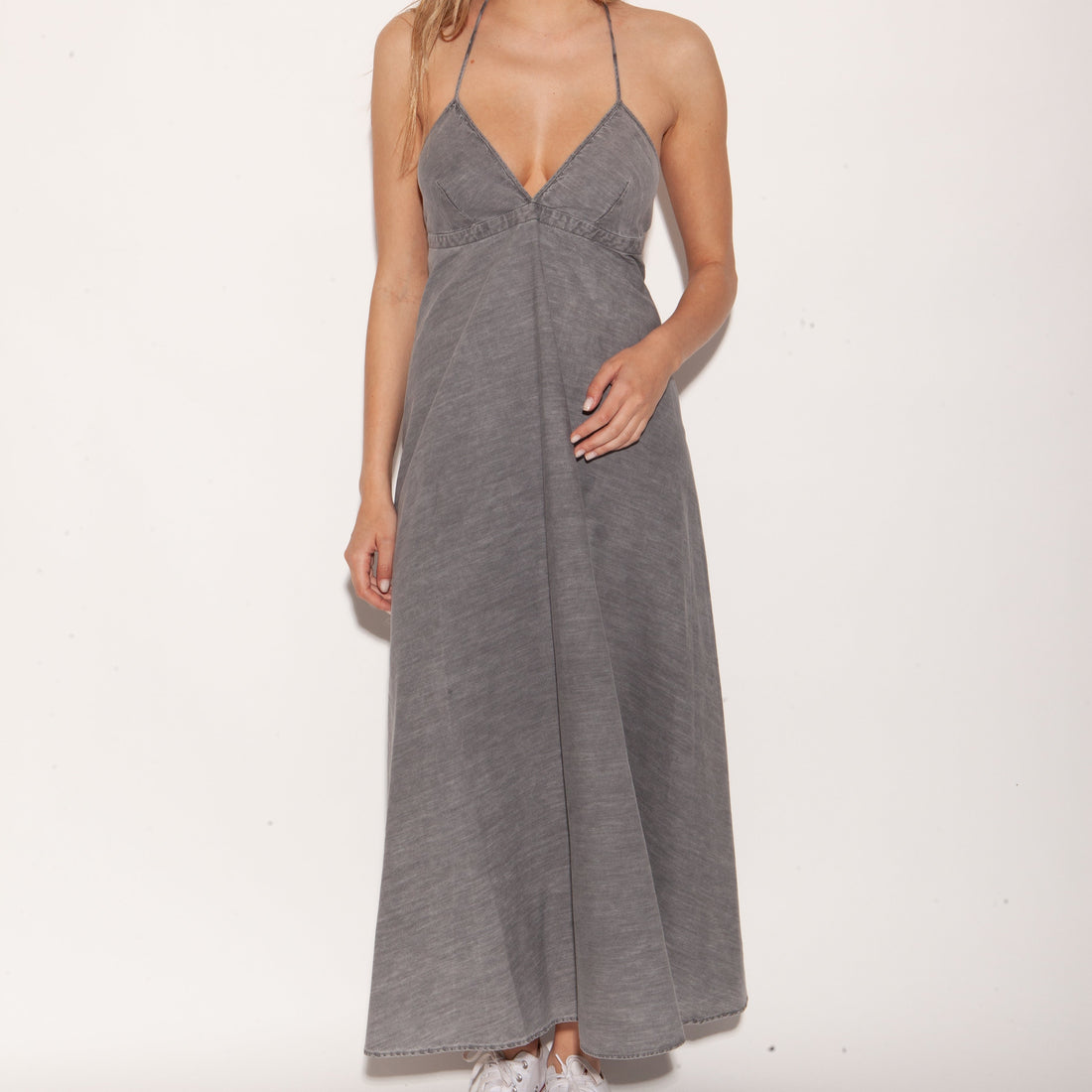 Vestido lia Denim Gris