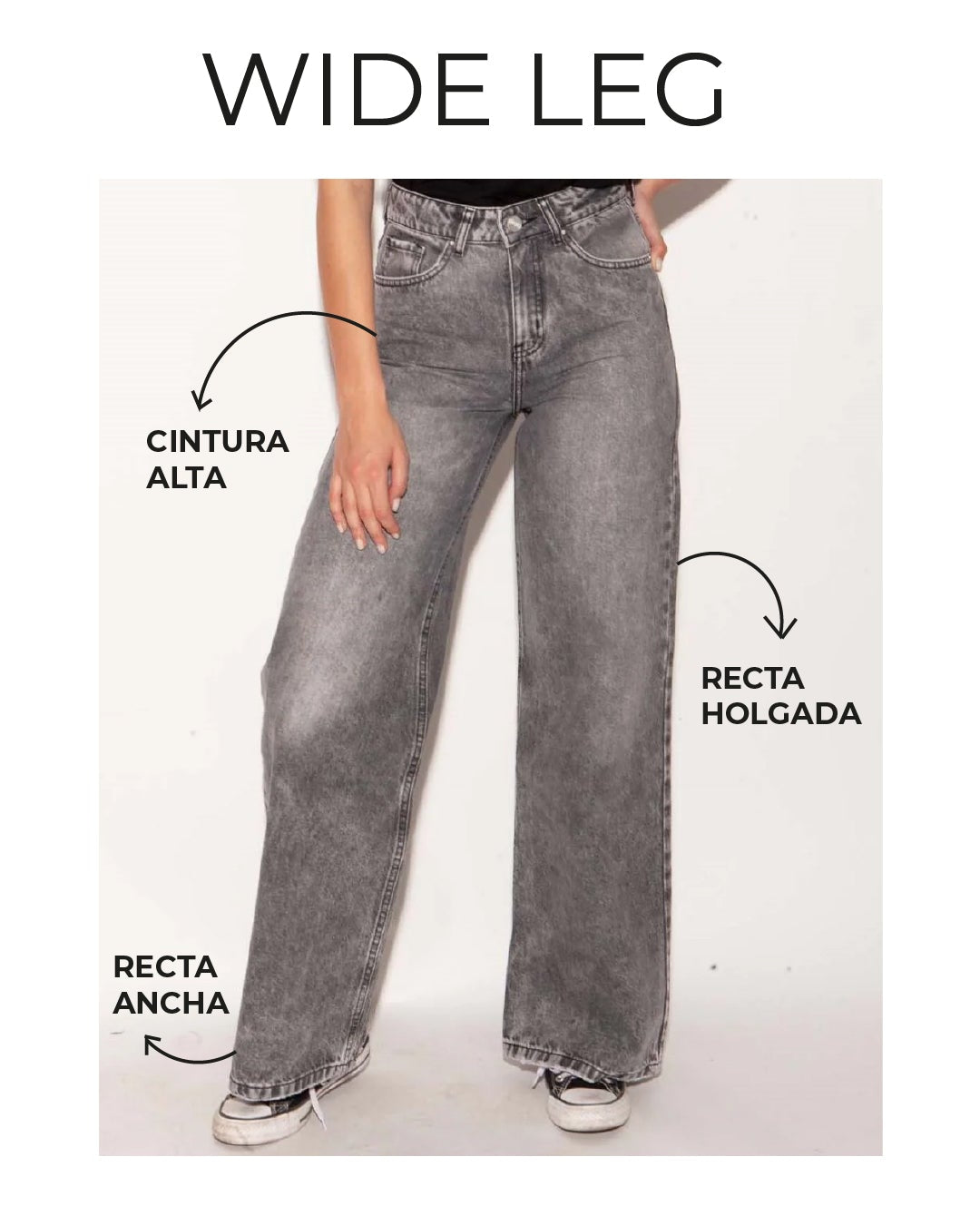 Jeans Stella New Gris