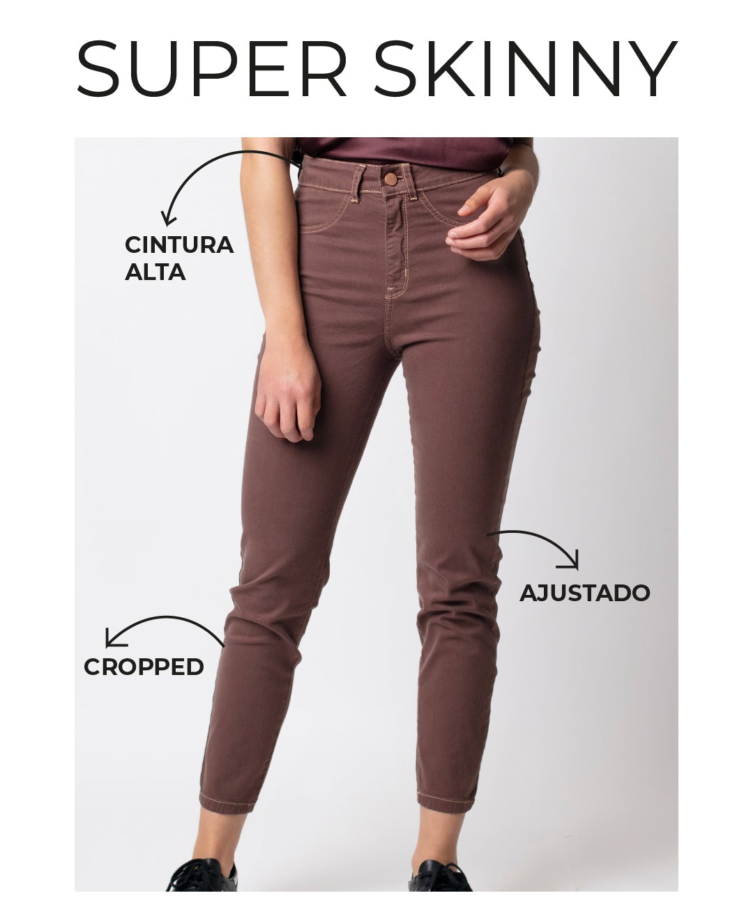 Leggins Skinny basico fucsia