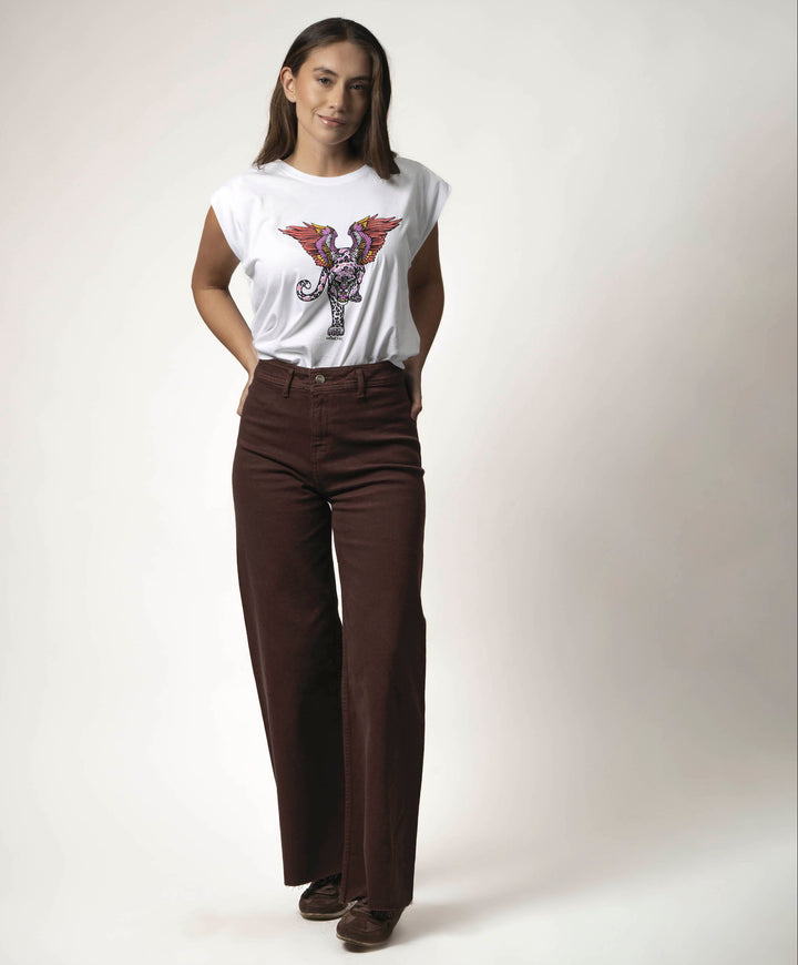 JEANS CULOTTE CAFÉ LUPE