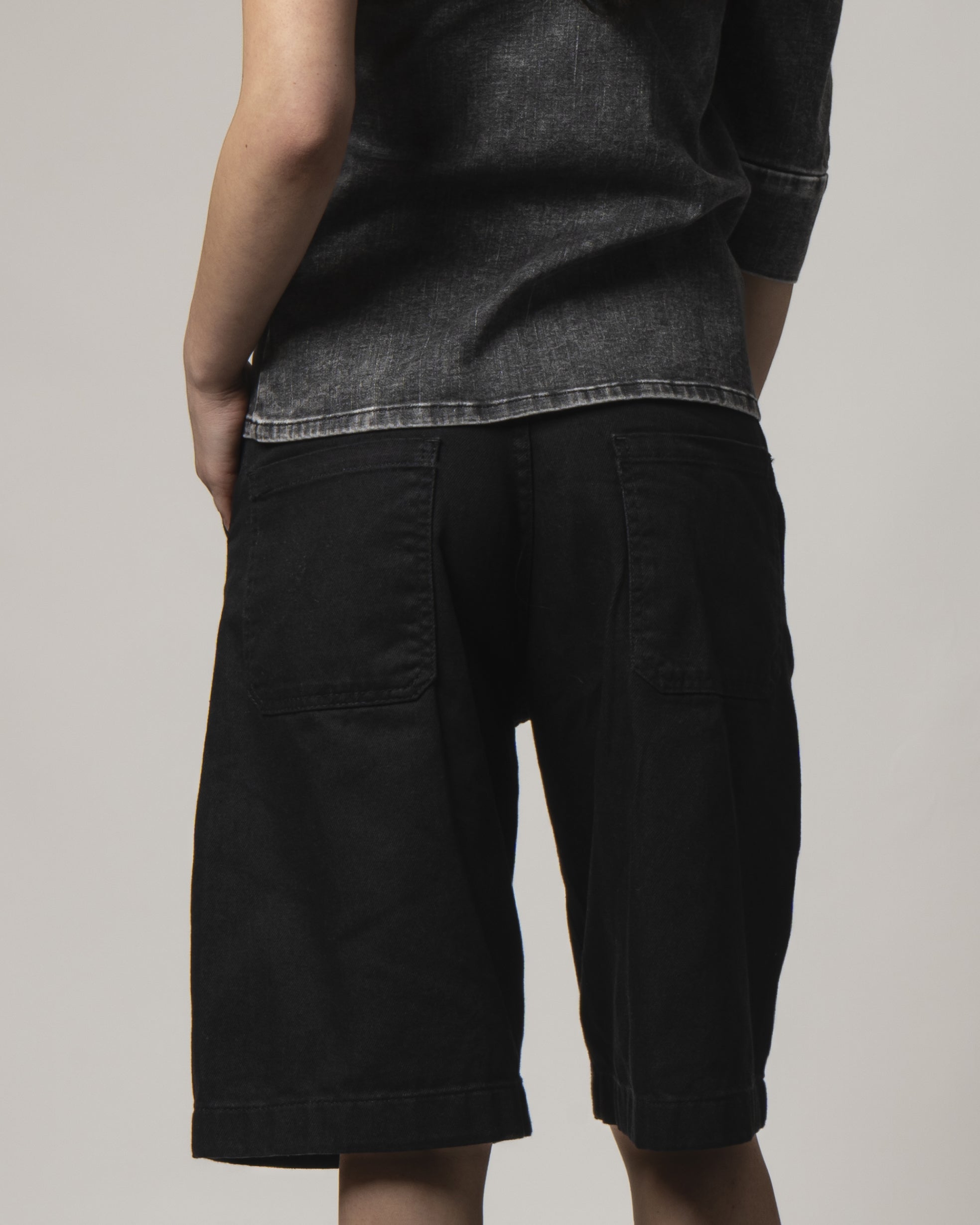 BERMUDA PALAZO NEGRO