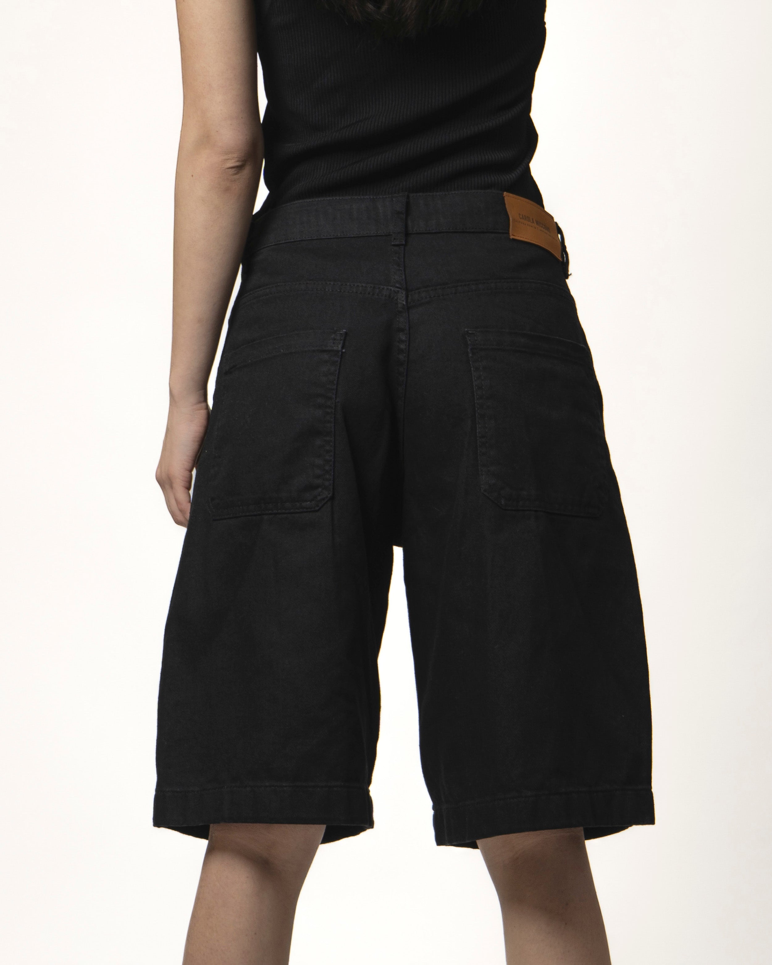 BERMUDA PALAZO NEGRO