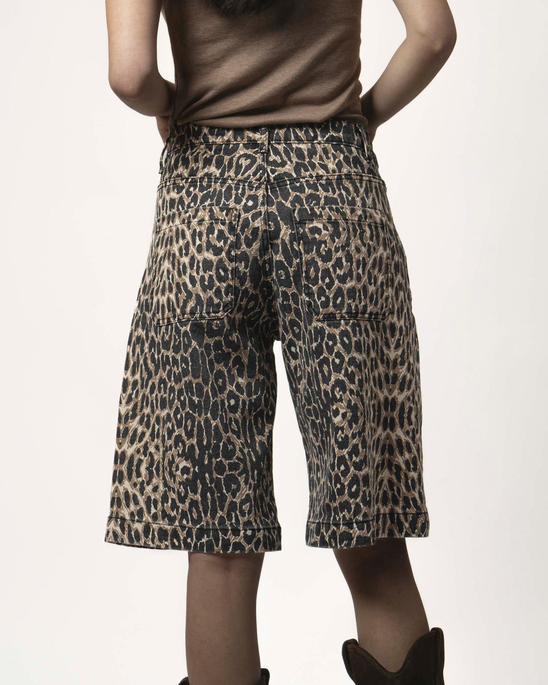 BERMUDA PALAZO ANIMAL PRINT