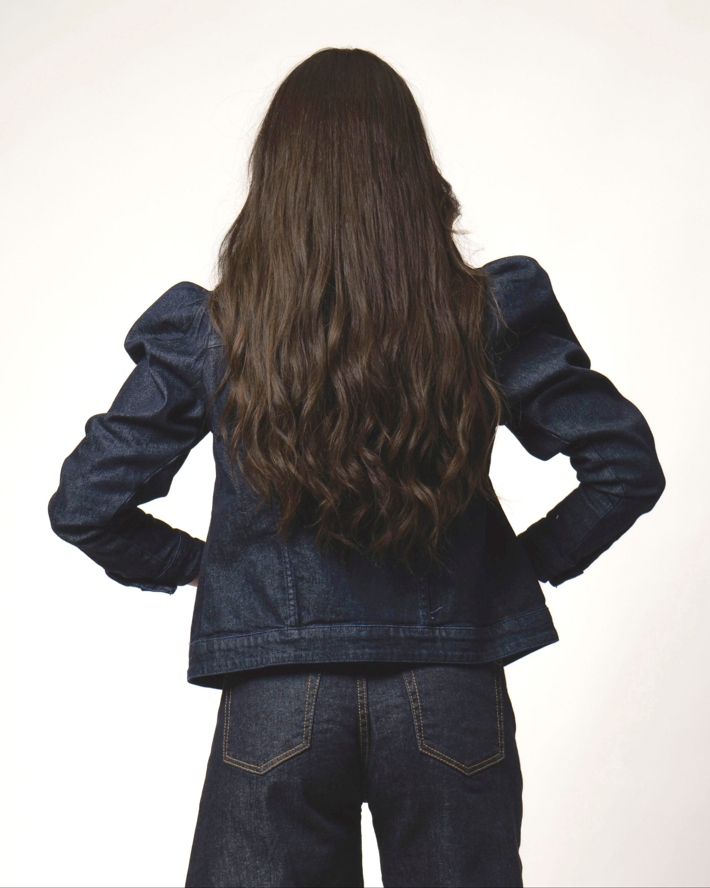 CHAQUETA GLOBO AZUL RAW