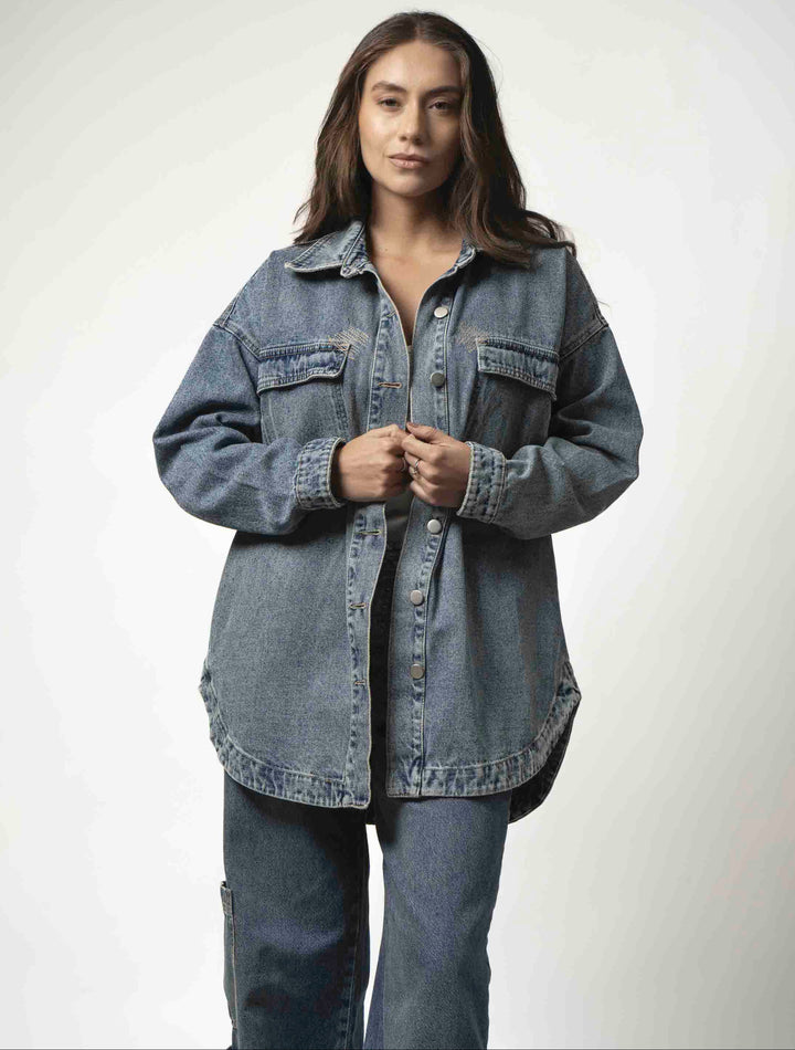 Sobrecamisa Oversize  Contraste Amarillo