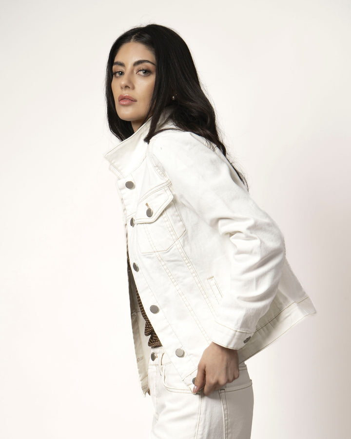 CHAQUETA HILDA BLANCO