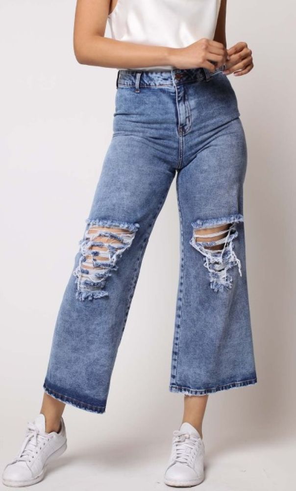 Jeans culotte Distroyer