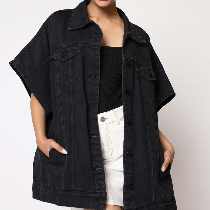 Chaqueta Capa Over Size