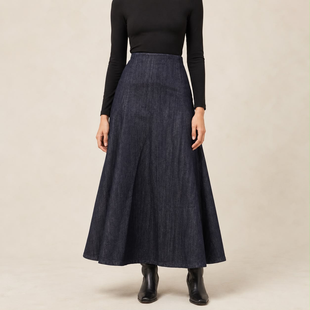 Falda Evase Denim
