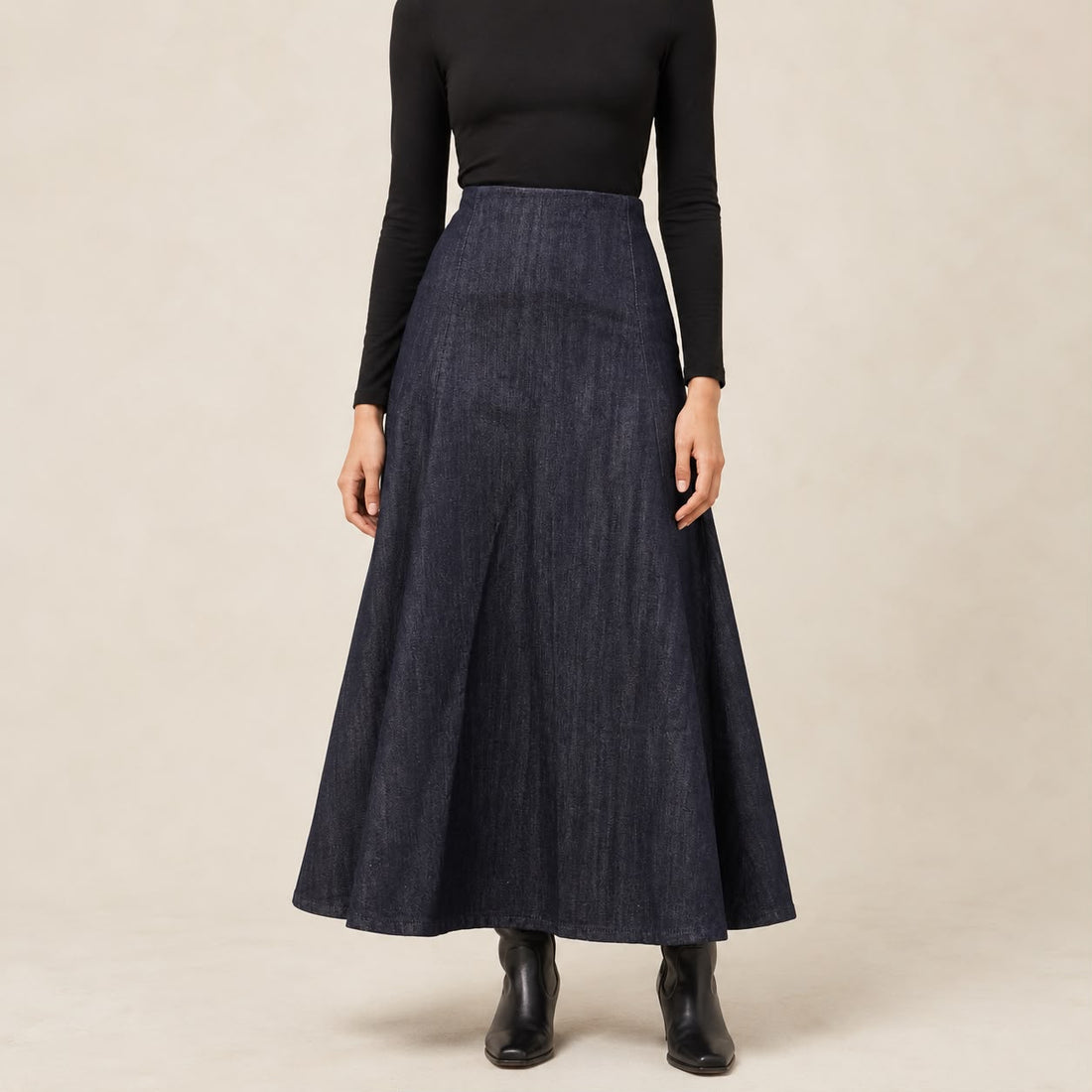 Falda Evase Denim