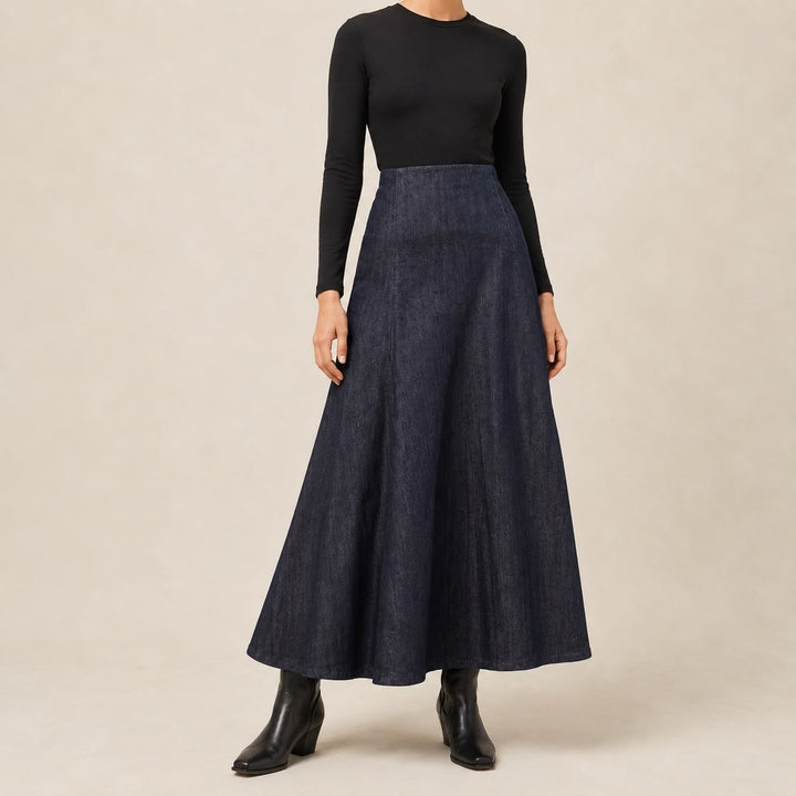 Falda Evase Denim