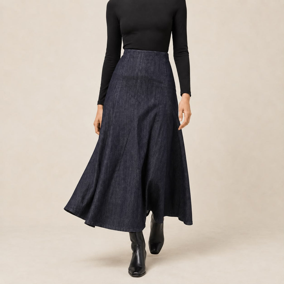 Falda Evase Denim
