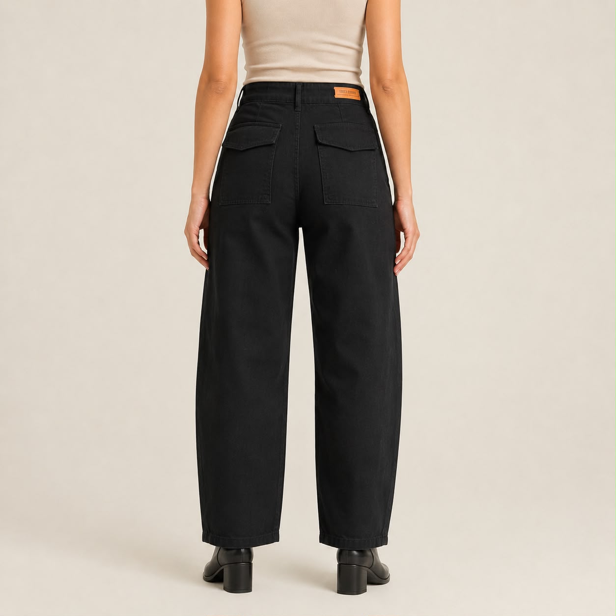 jeans balloon negro gab