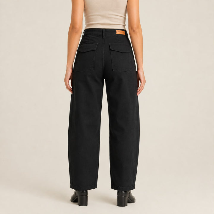 jeans balloon negro gab