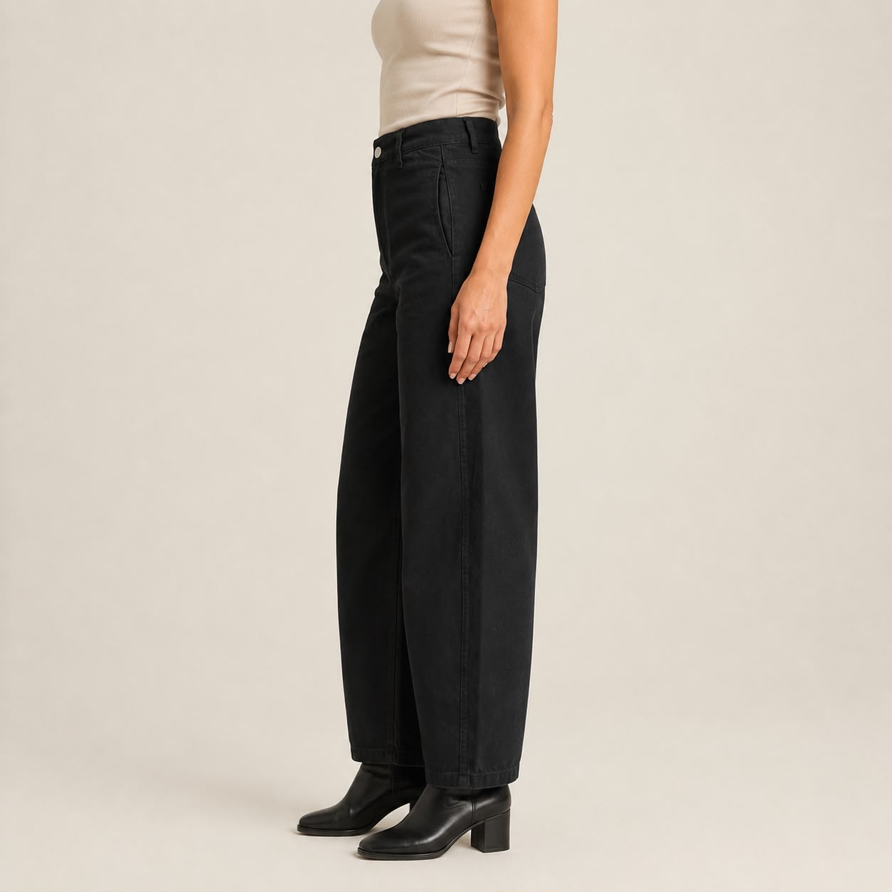 jeans balloon negro gab