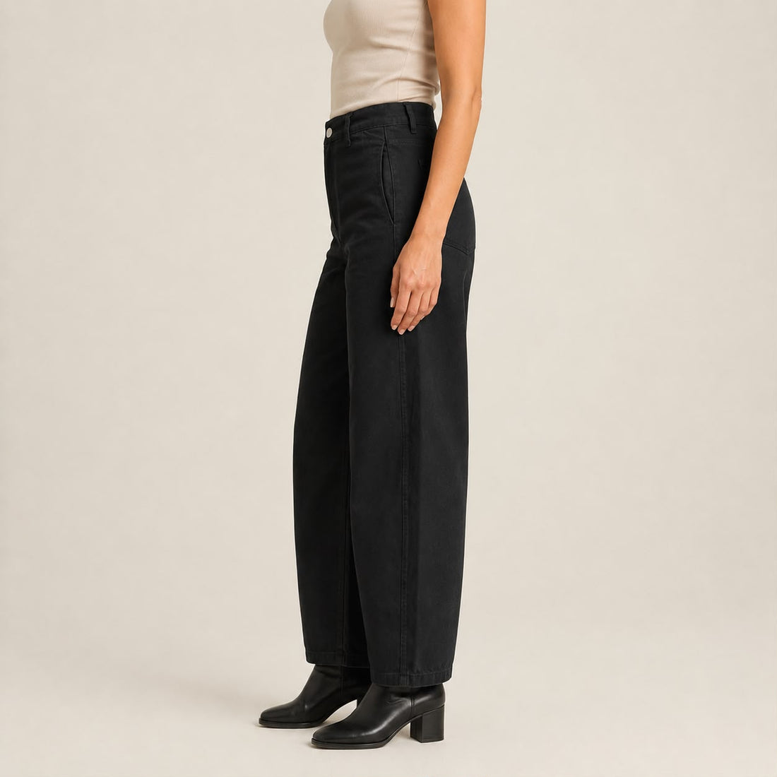 jeans balloon negro gab