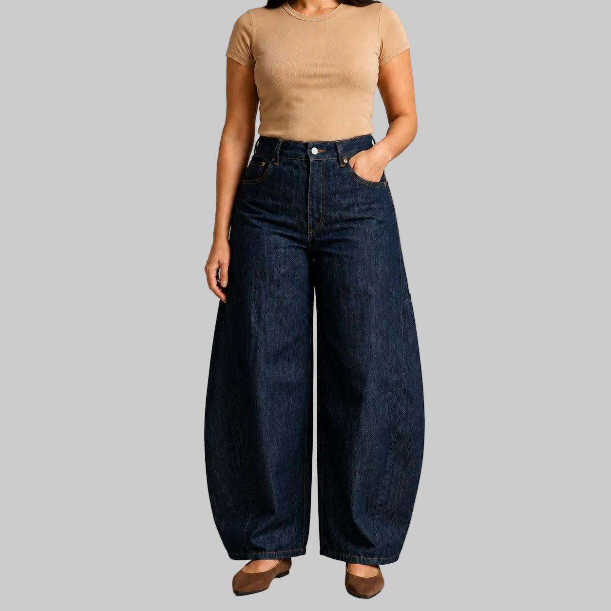 PANTALÓN BALLOON DENIM