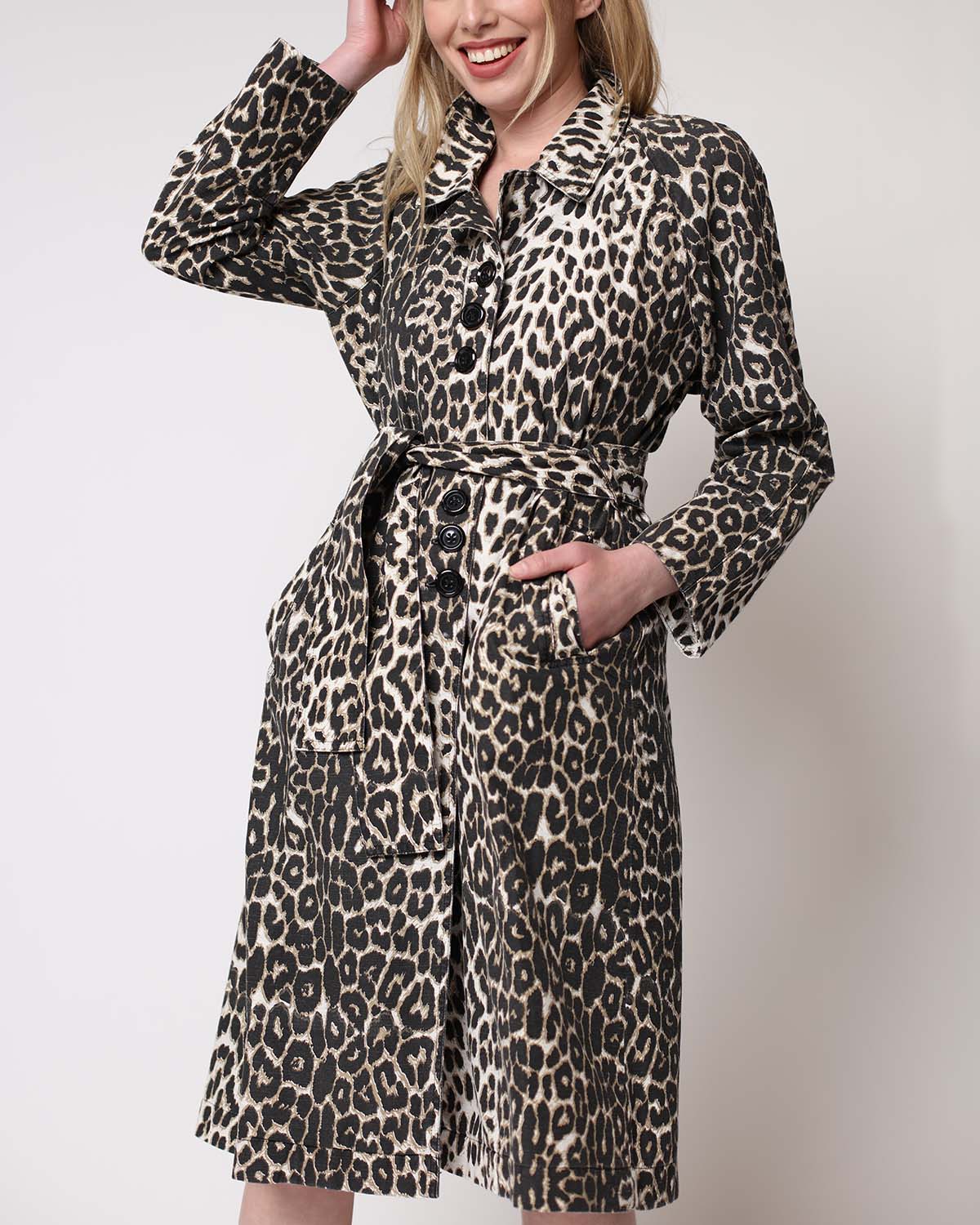 Trench Animal Print Café