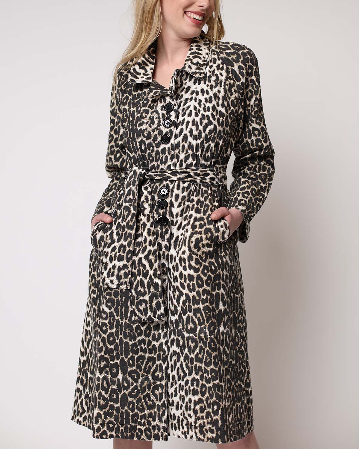 Trench Animal Print Café