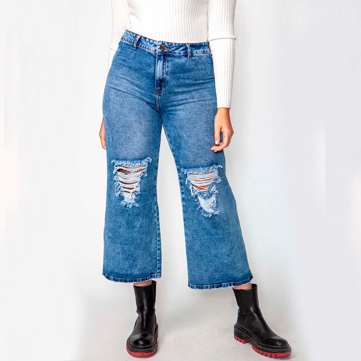 Jeans culotte Distroyer