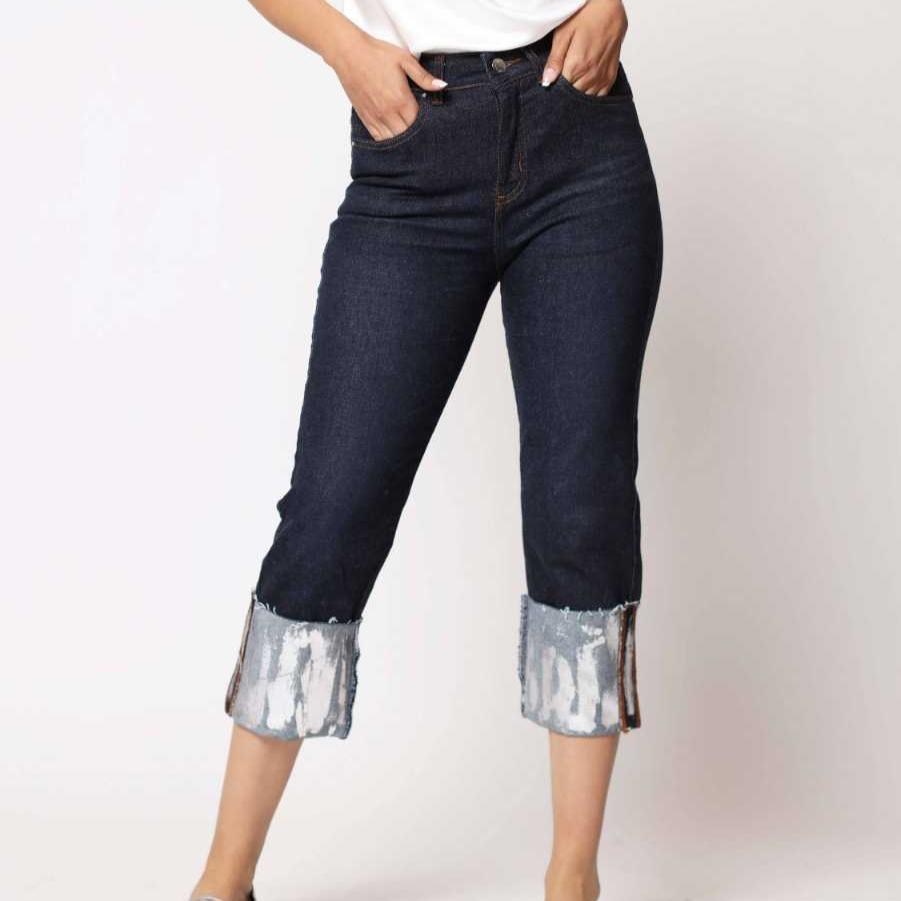 Jeans Julieta con Basta Metalizada
