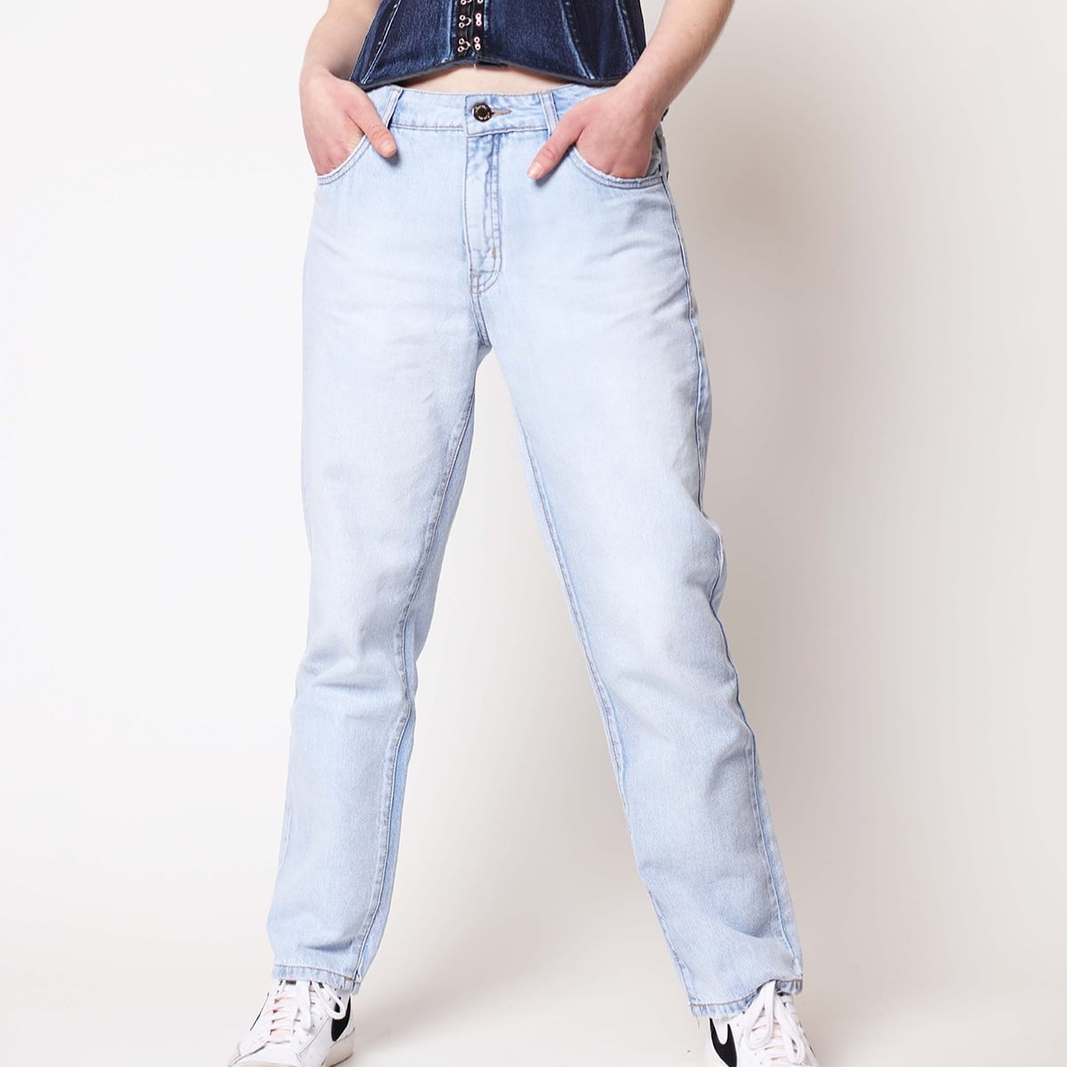 Jeans Ursula Dad Fit Celeste