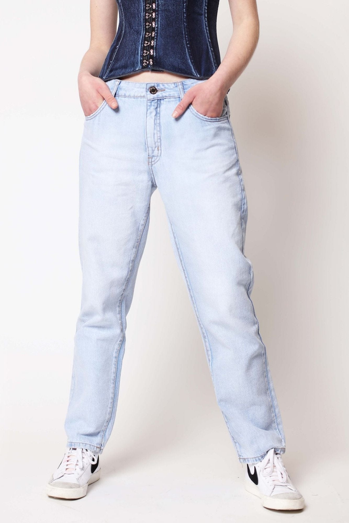Jeans Ursula Dad Fit Celeste