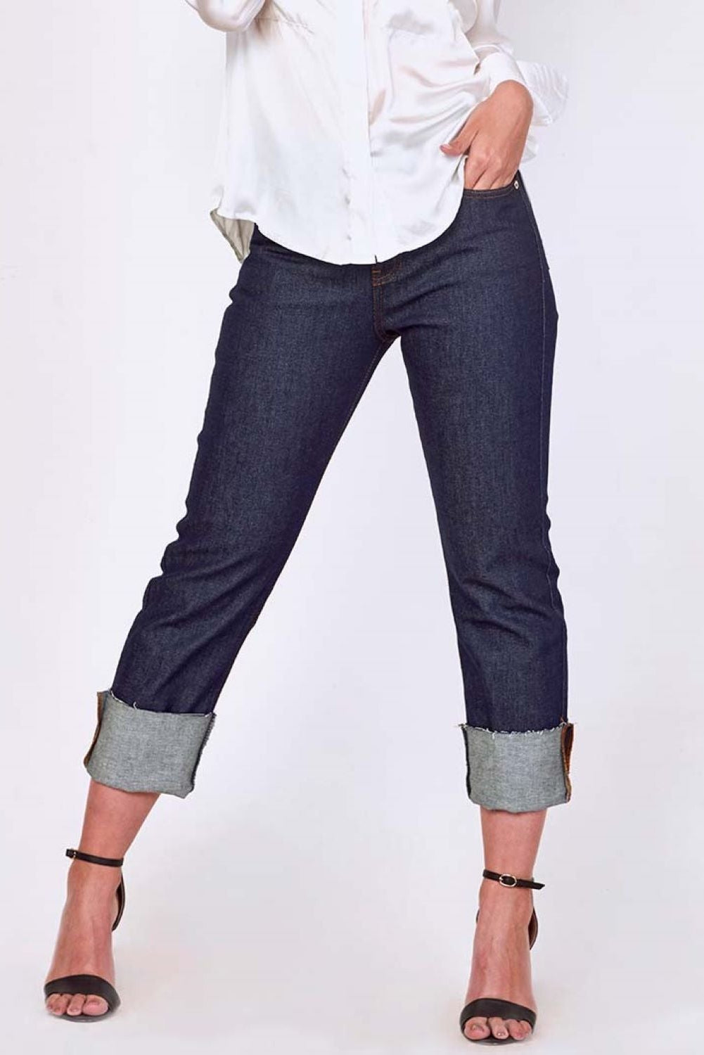 Jeans recto julieta azul