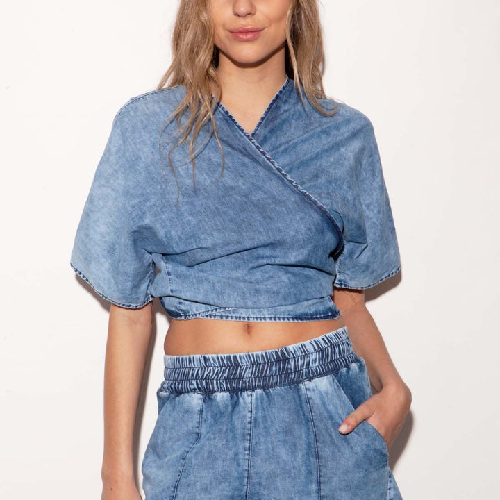 Kimono Mini Azul
