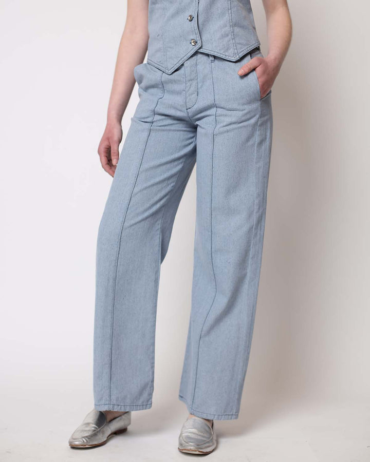 Pantalon  Twing Pierna Recta Celeste