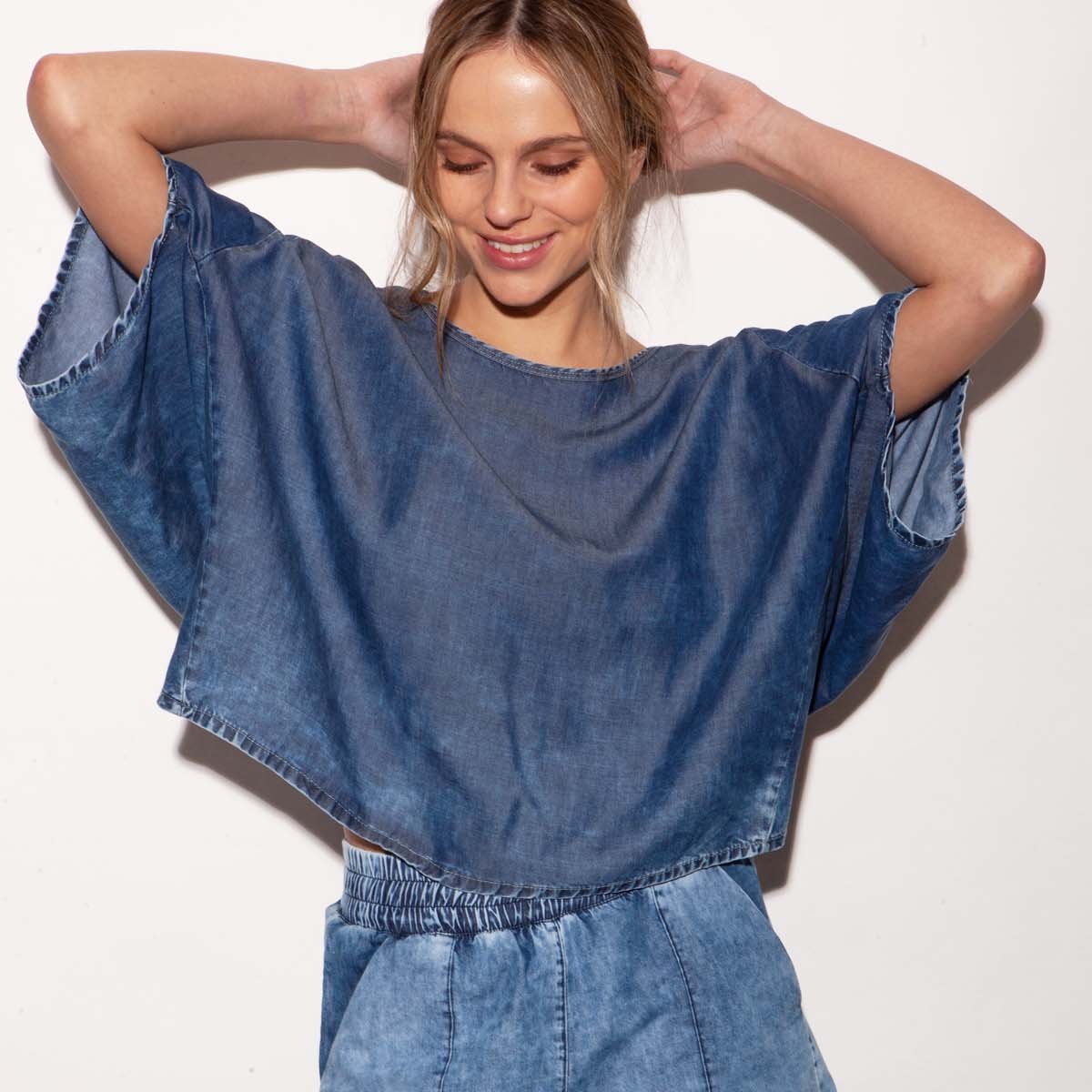 Bluson over size denim Amparo